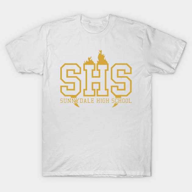 SunnyDale High School Logo T-Shirt by ButterfliesT